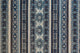 Weave & Wander Kezia Rug, River Blue/Dark Gray, 7ft-9in x 10ft-6in