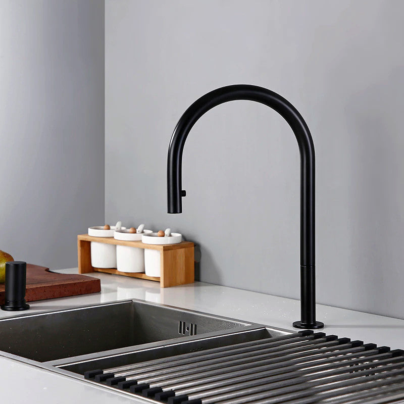 Bagnox™ Pull-Down Kitchen Faucet, Matte Black