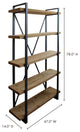 Rustic Lex 5 Level Shelf Natural - Natural