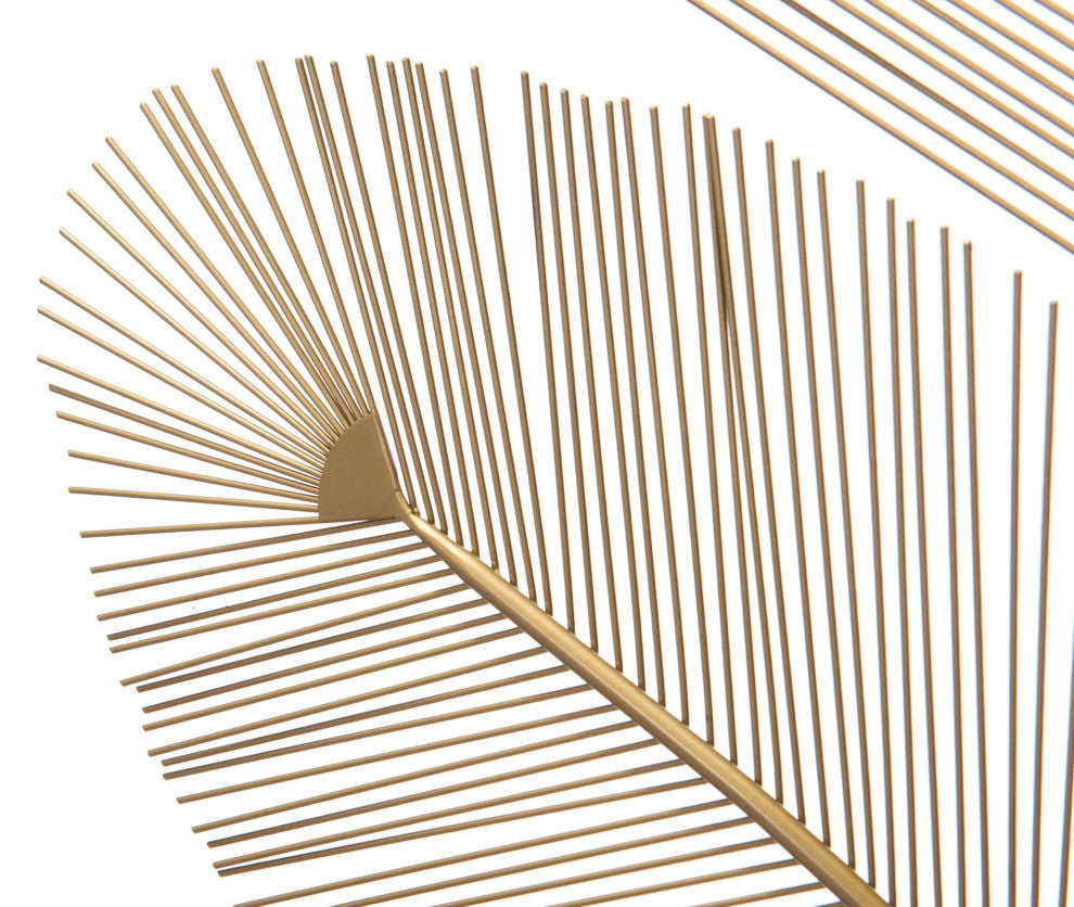 Wall Art, Steel Metal, Gold, Living Lounge Cafe Room Hotel Lobby Hospitality