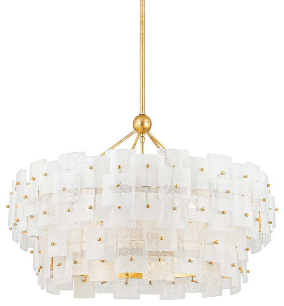 Jacik Chandelier, Vintage Gold Leaf