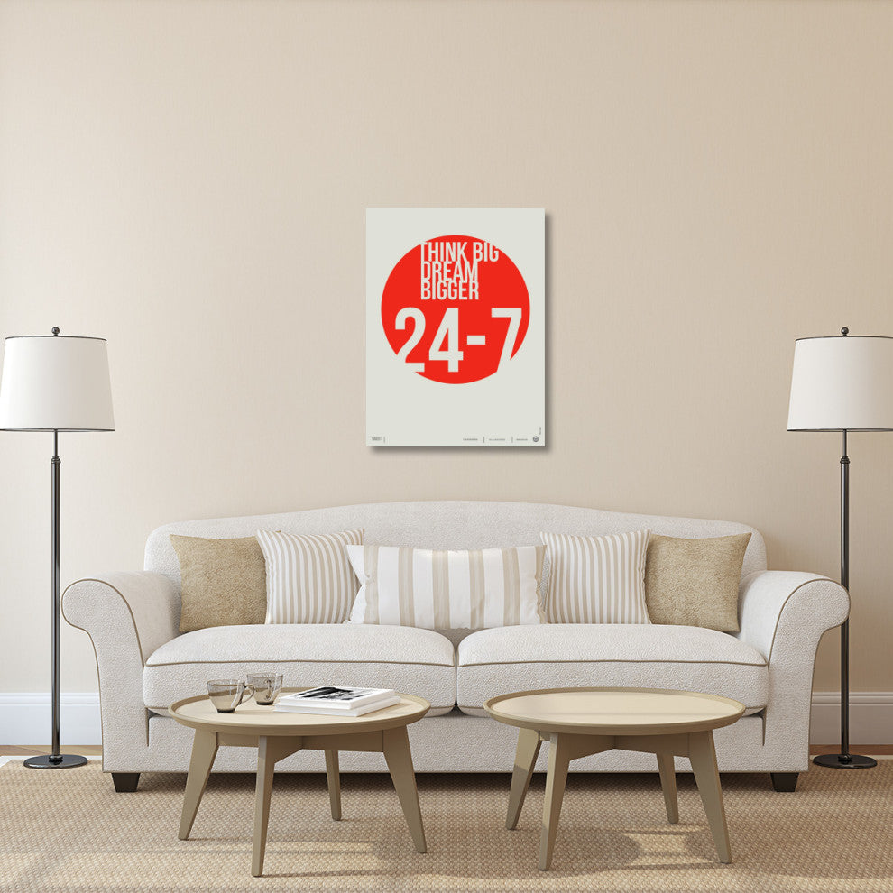 "Think Big Dream Bigger Poster" Fine Art Print