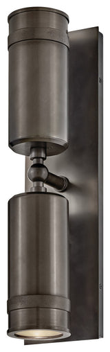 Hinkley Pratt Medium Wall Mount Lantern, Black Oxide