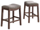 Williston Bar Stool, Set of 2, Dark Brown, Counter Height
