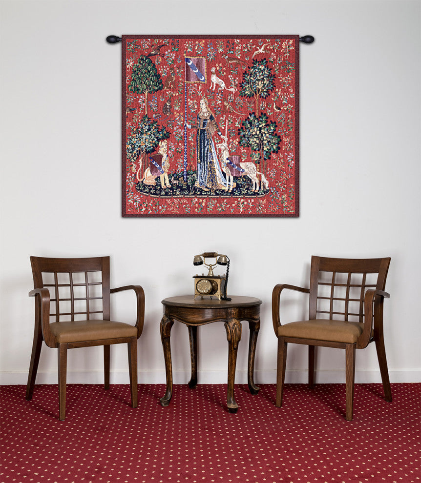 Le Toucher Fonce Belgian Wall Tapestry