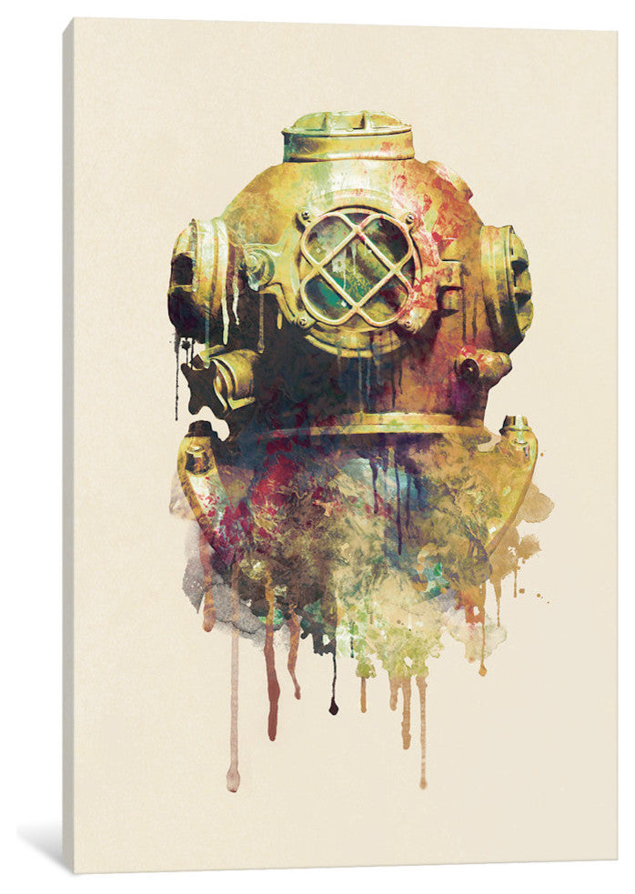 "The Diver" by Daniel Taylor, Canvas Print, 26"x18"