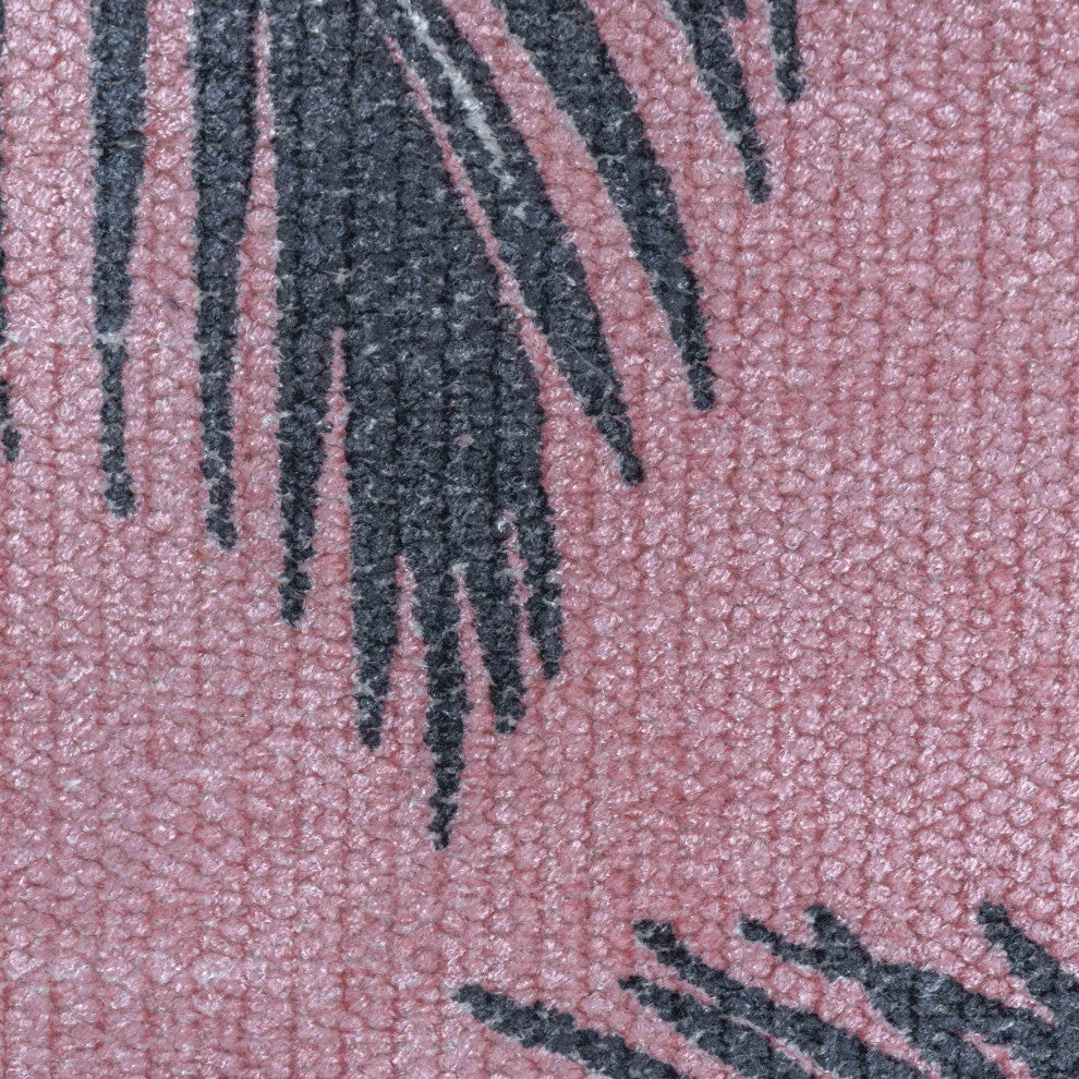 Palm Beach Gray/Pink 5'x8' Area Rug
