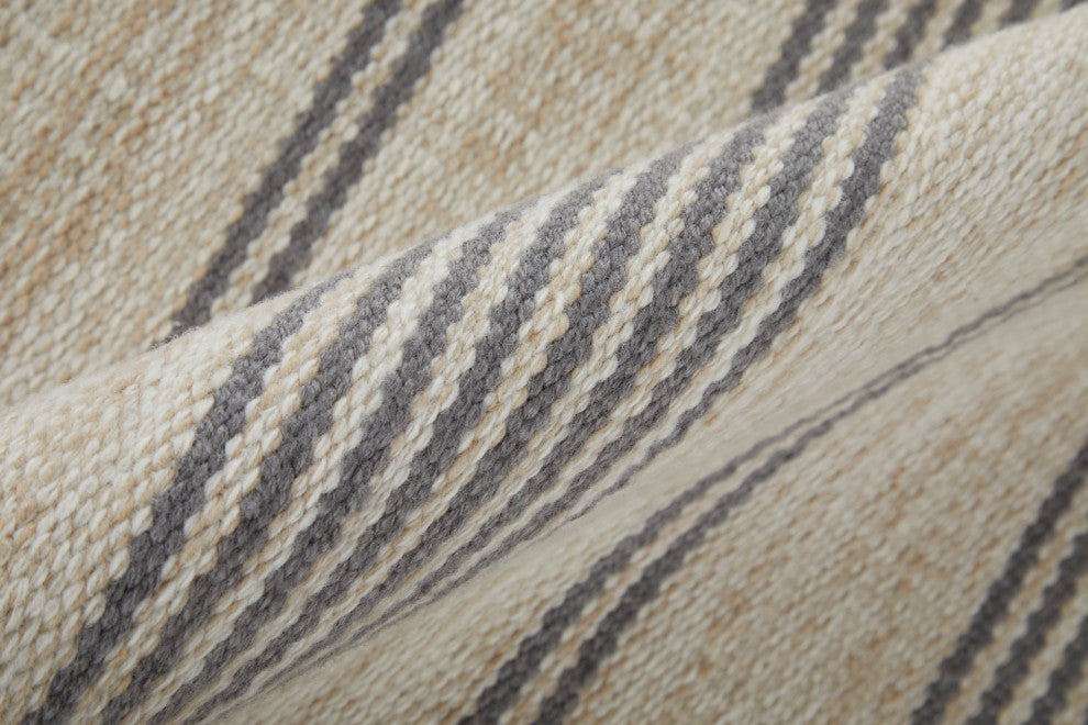 Weave & Wander Granberg Eco-Friendly PET Rug, Gray, 5' X 8'