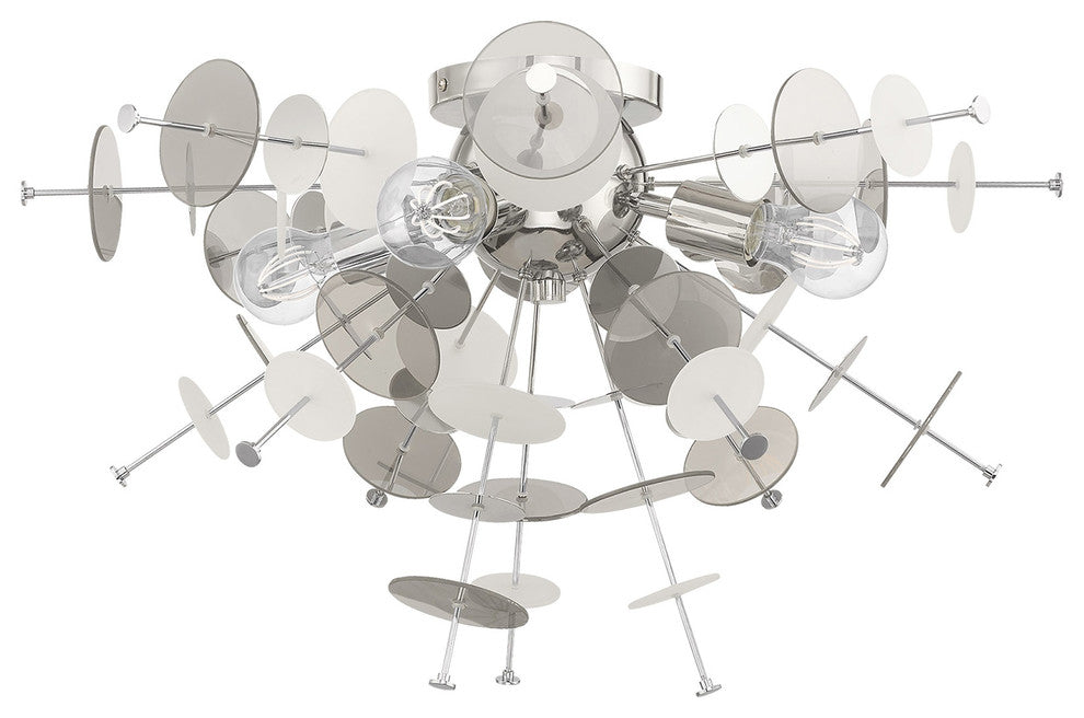 Livex Lighting Polished Chrome 4-Light Ceiling Mount