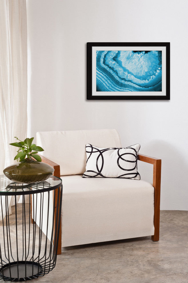"Snow Ridges" Framed Art Print