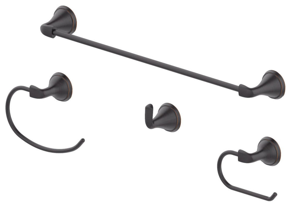 Jacuzzi SA51 Vazia 4 Piece Bathroom Package - Oil Rubbed Bronze