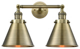 Appalachian 2-Light Bath Vanity-Light, Antique Brass, Antique Brass