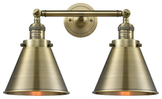 Appalachian 2-Light Bath Vanity-Light, Antique Brass, Antique Brass