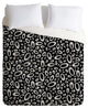 Deny Designs Heather Dutton Molecular Black Duvet Cover - Lightweight