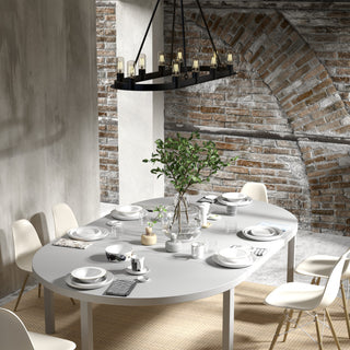 Hunter Saddlewood Natural Iron 10 Light Chandelier Ceiling Light Fixture