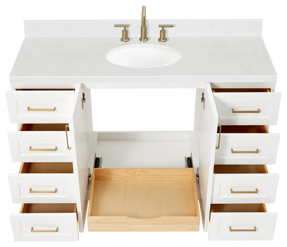 Ariel Taylor 54" Single Oval Sink Bathroom Vanity