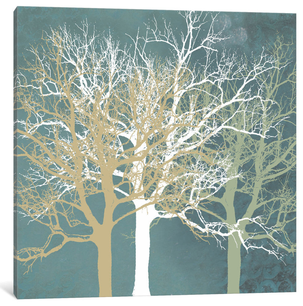 "Tranquil Trees" Wrapped Canvas Art Print, 12x12x1.5