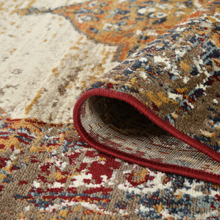 Athinai Pelham Red Medallion Area Rug, 2'x3'