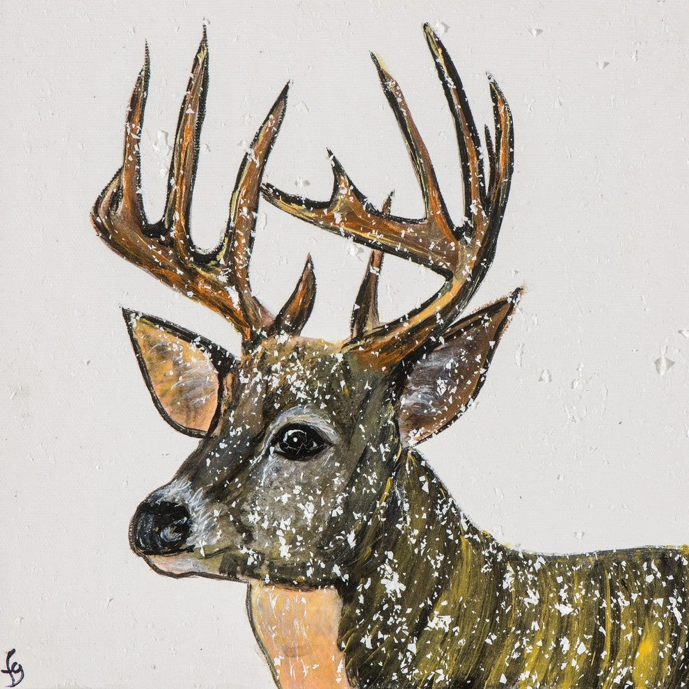 "Cooper" Painting Print on Wrapped Canvas, 32"x32"