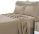 Taupe Queen 4-Piece Bed Sheet Set