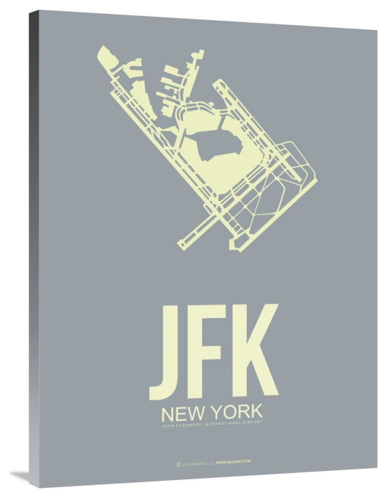 "JFK New York Poster 1" Fine Art Print