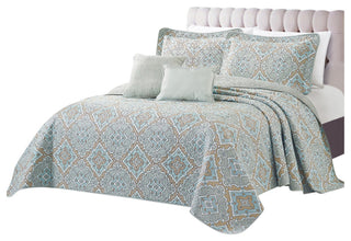 5 Piece Diego Bedspread, Diego, 122"x106"