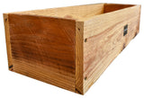 Flora Cedar Planter Box with Chalkboard Label, 24"w X 8"d X 8"h