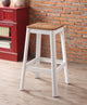 ACME Jacotte Bar Stool, 30", White