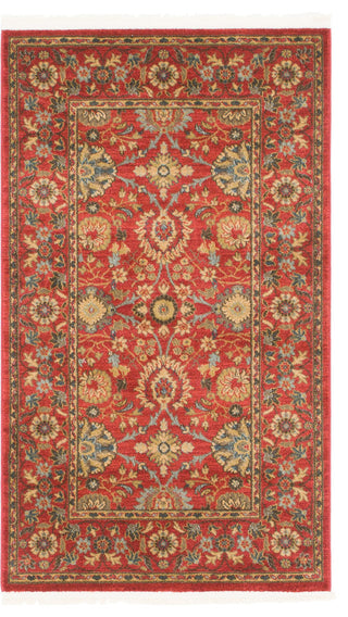 Unique Loom Red Edinburgh Monroe 3' 3 x 5' 3 Area Rug