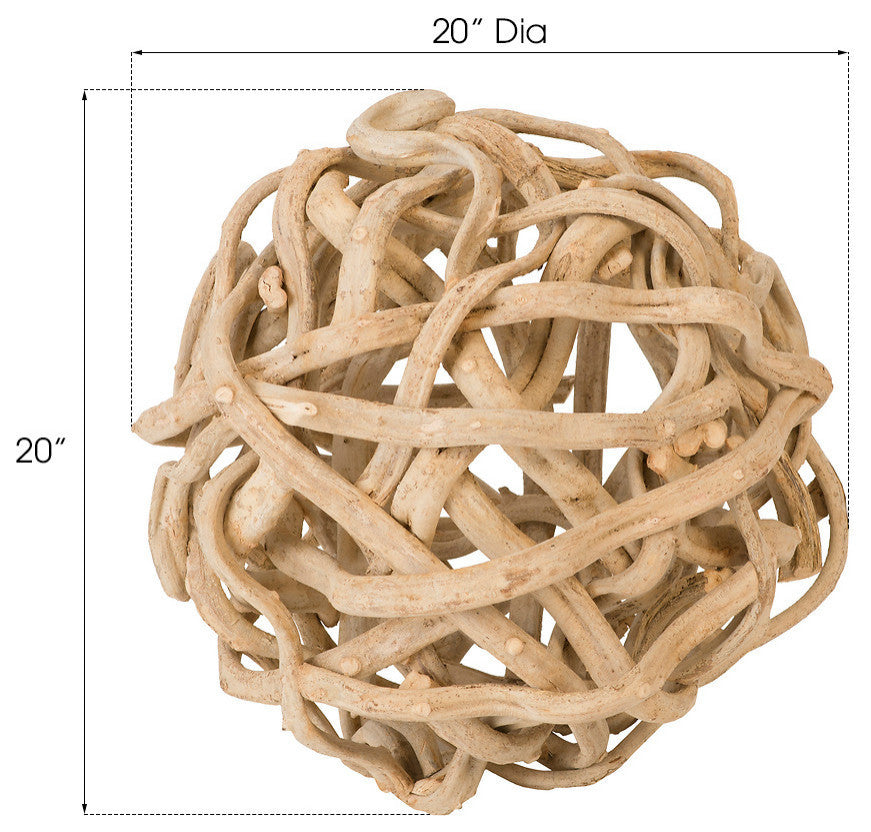 Vine Ball, 20" Diameter