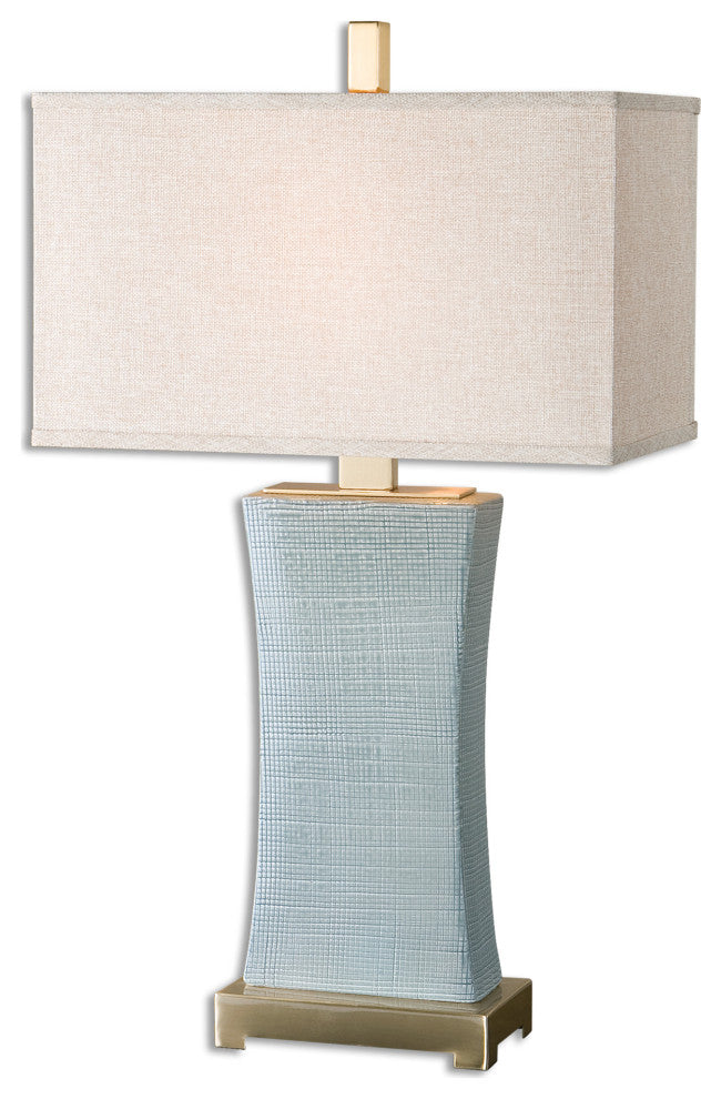 Uttermost Cantarana Blue Gray Table Lamp