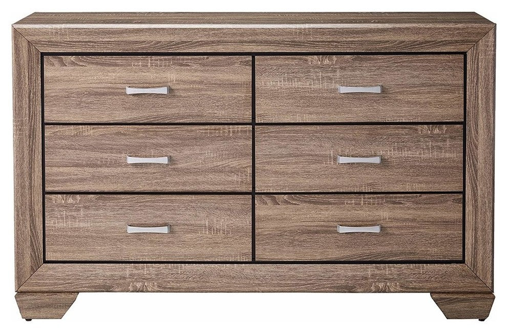Coaster Furniture Kauffman Dresser, Washed Taupe
