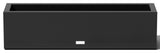 Veradek Block Series Trough 36" Planter, Black