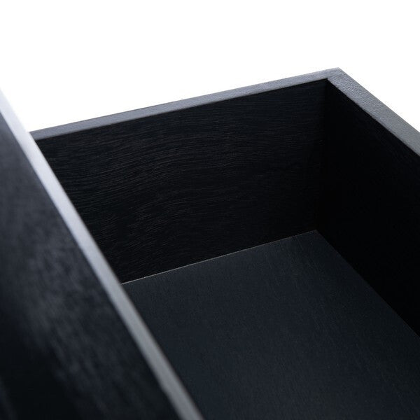 Safavieh Athena 2 Drawer Console Table, Black