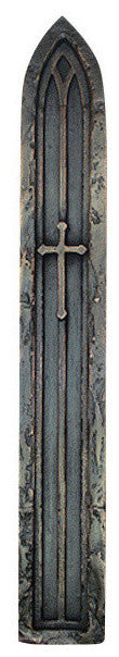 Cathedral 18" Entryway Door Pull, Wrought Iron