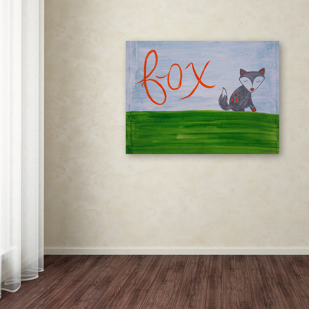 Nicole Dietz 'Fox Sky' Canvas Art, 19x14