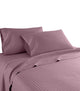 600 Thread Count 100% Cotton Stripe Sheet Set, Purple, King