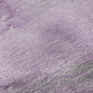 Premium Machine Washable Mayfield AMF524 Lilac 2'3" x 7'6" Runner Rug