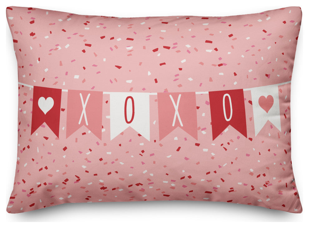 Confetti Banner 14x20 Spun Poly Pillow