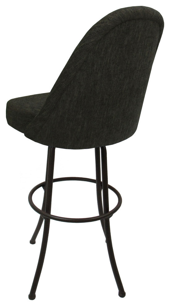 Swivel Counter 26" 30" Extra Tall 34" Metal Bar Stool M-235, Sanora Brown - Coff