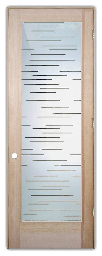 Interior Prehung Door or Interior Slab Door - Finer Lines - Douglas Fir...