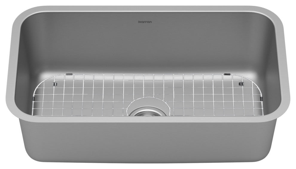 Karran USA GR-3011 25-3/4" L x 13-1/4" W Stainless Steel Basin - Stainless