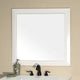 Solid Wood Frame Mirror, White
