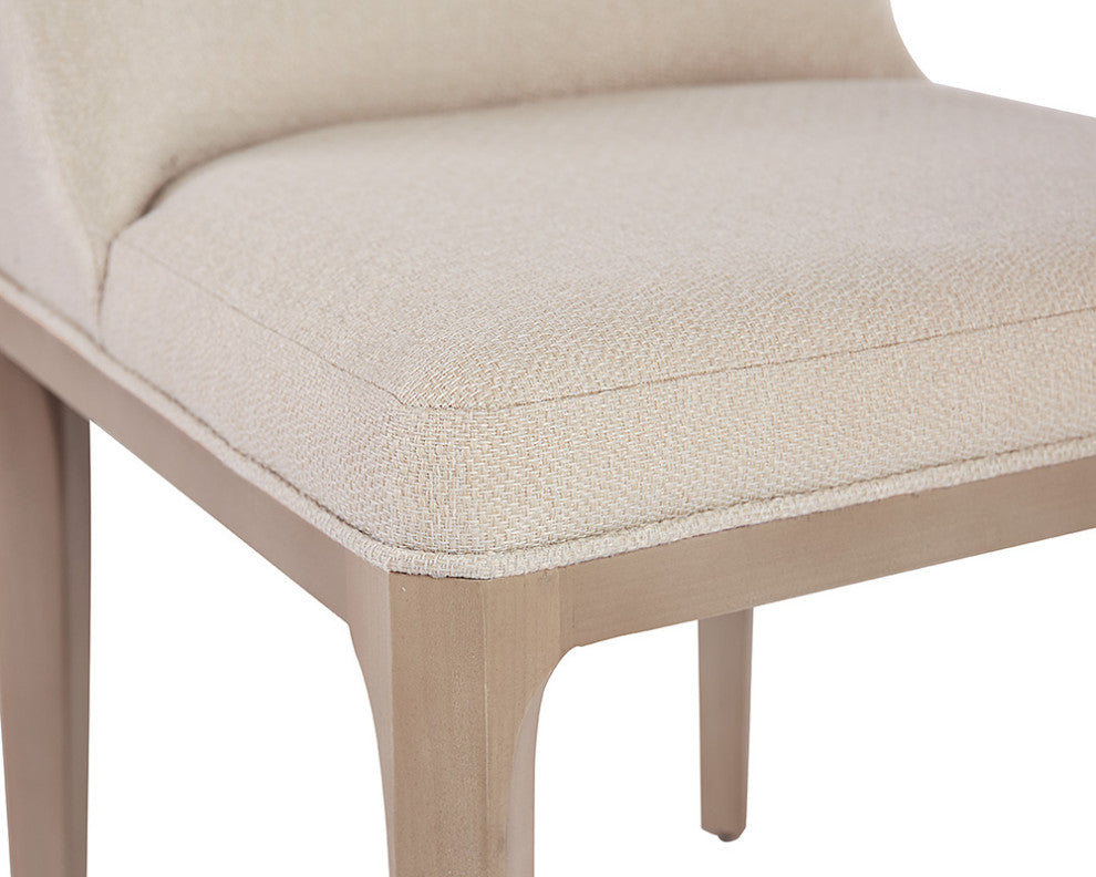 Elisa Dining Chair Light Oak Mainz Cream, Cream