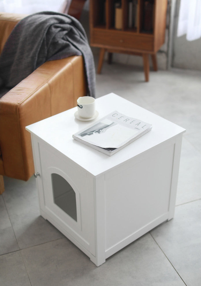 Kitty Litter Loo, White