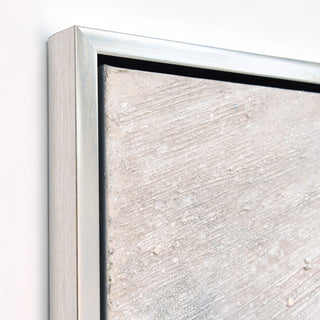 Silver Pellets Textured Metallic Hand Painted Canvas Wall Art, Mar-Cb9811-4832f