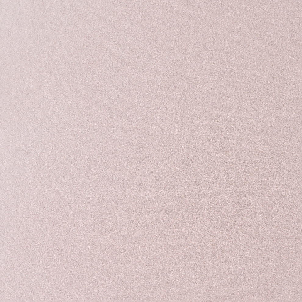 Modern Sofa - Oak Wood Base, Blush