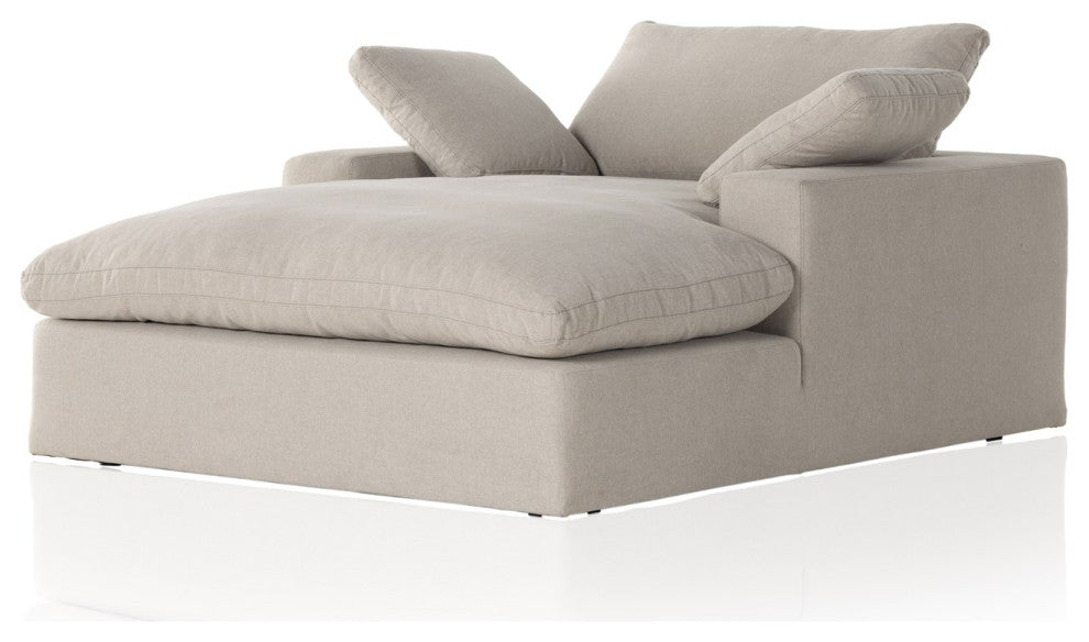 Stevie Chaise Lounge-Destin Flannel