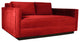 Nativa Interiors Adalyn 72" Sofa, Red, Deep Plush Depth