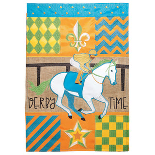 Flag Dbapp, Derby Time Horse, Polyester, Large